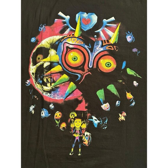 DBruze The Legend Of Zelda Majora’s Mask Graphic T Size Large Link Double Sided - Picture 8 of 16
